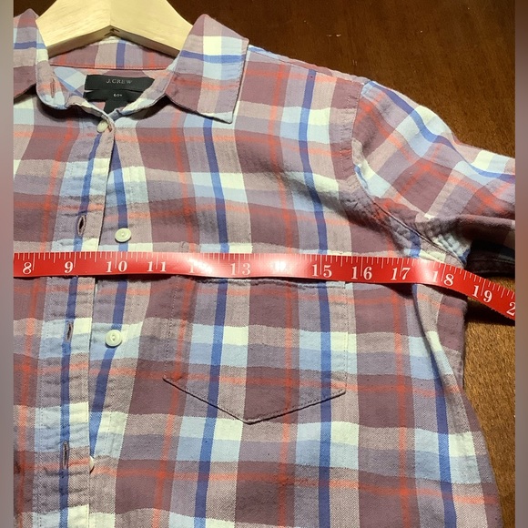 J.Crew Boy LS Shirt in Dawson Plaid. Size 0. Style C9325. - Picture 5 of 10